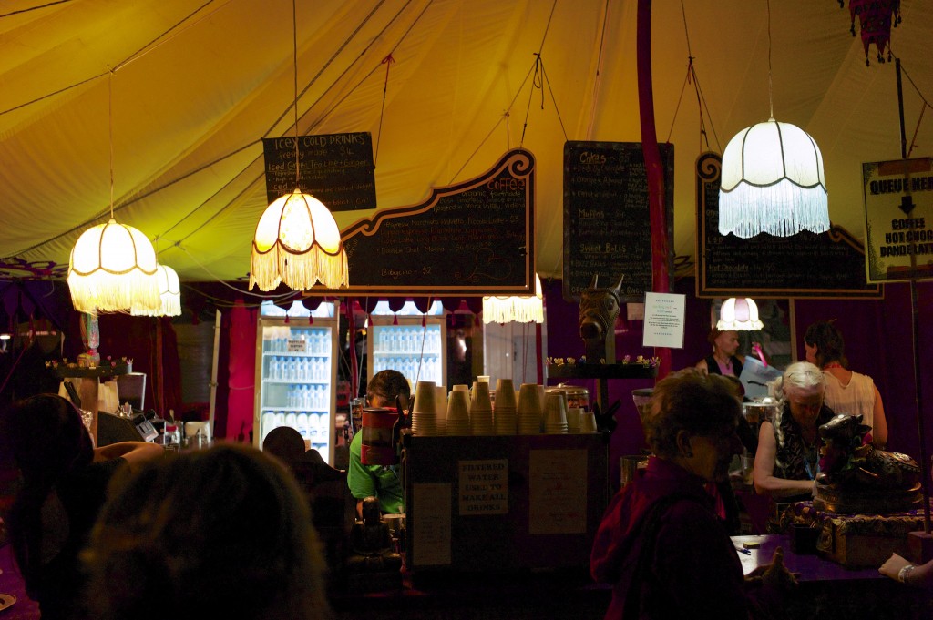 The chai tent