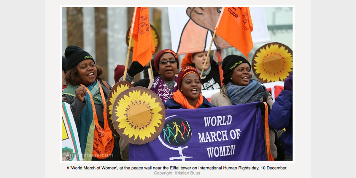 World March of Women - COP21