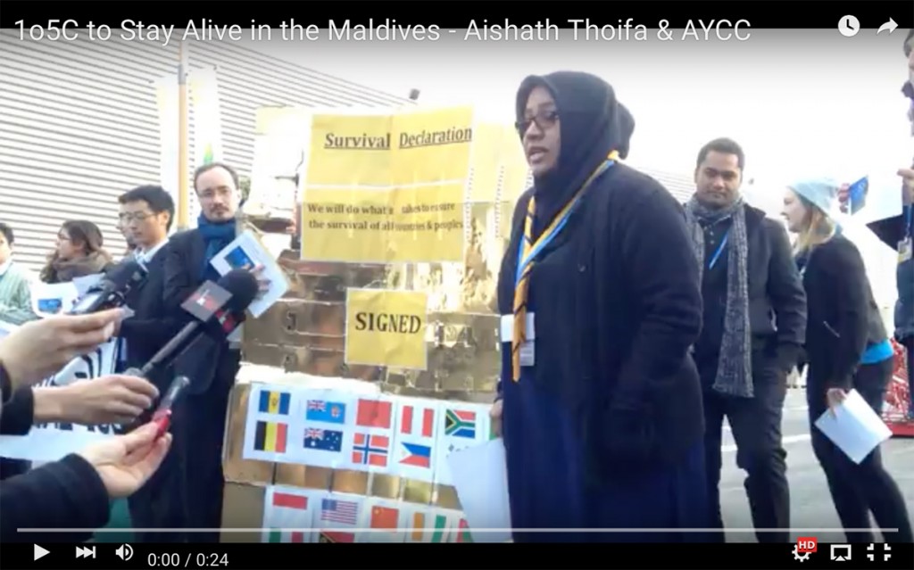1o5C to Stay Alive in the Maldives - Aishath Thoifa & AYCC