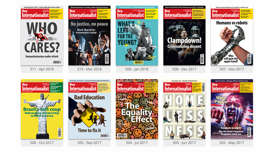 Digital access to a single issue of the New Internationalist magazine